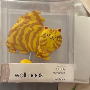 Fat Cats Collection Yellow Cat Wall Hook